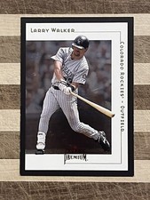 2001 Fleer Premium Baseball Larry Walker Card #133