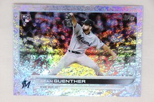 Sean Guenther - Miami Marlins - 2022 Topps Factory Set Foilboard Card #/390