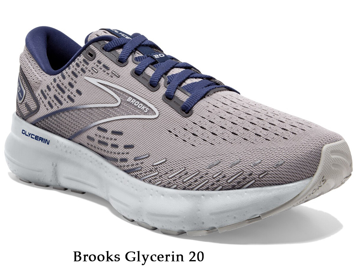 Brooks Glycerin 20 Mens Grey/Alloy/Blue Depths, Multiple sizes, New In