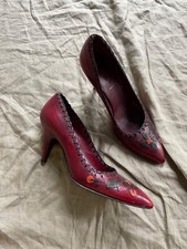 Prada Vintage Women's Pump Heel Shoes Size 36.5 US 6