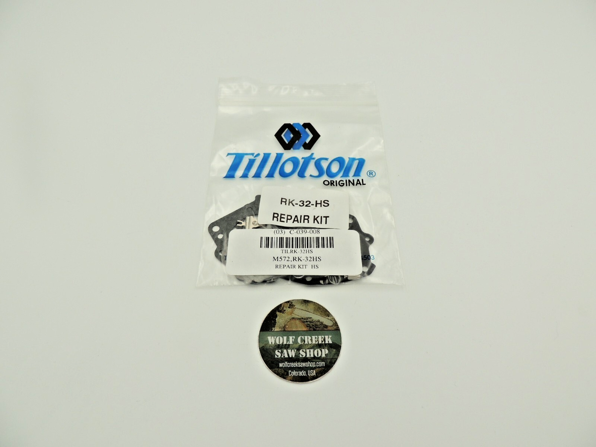 Kit De Réparation Carburateur Tillotson RK-117HL - Compatible 334A, 334AA, 360A, 375A, 384A, 385 - Pour Moteurs De Karting