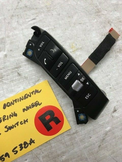 06-08 Bentley Continental Flying Spur GT RIGHT STEERING WHEEL SWITCH 3W0959538A