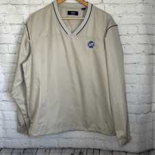 Callaway Mens Golf Long Sleeve Beige Pullover x Series size small Windbreaker