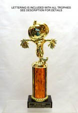 HALLOWEEN TROPHY scarecrow PUMPKIN COSTUME PARTY AWARD