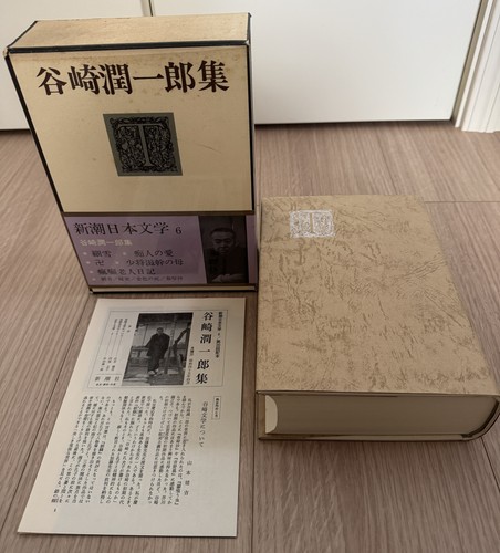 Junichiro Tanizaki Vintage 1968 Book Set Shinchosha Japanese Literature Rare - 第 1/13 張圖片