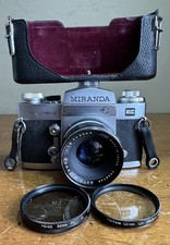 Miranda Sensorex II RIC 35mm SLR Film Camera w/ 50mm Auto Lens