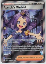 Acerola's Mischief 165/132 Ultra Rare Mega Evolution Near Mint