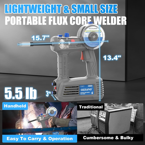 MIG Welder Machine, Gasless MIG Welder Machine, Portable Flux MIG Welding Machi - 第 4/7 張圖片