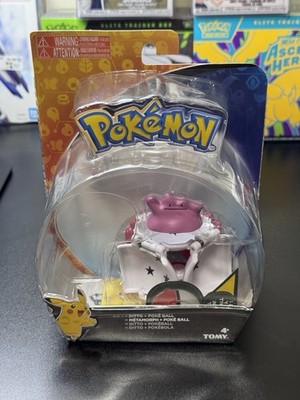 Pokemon Tomy 4 Ditto Figure + Poke Ball New