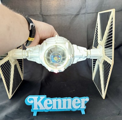 VINTAGE STAR WARS IMPERIAL TIE FIGHTER WHITE KENNER 1978 KOMPLETT