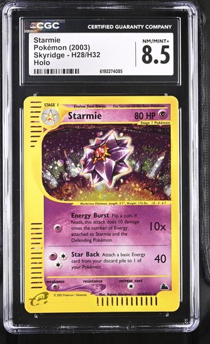 Starmie graded CGC 8.5 for sale on eBay
