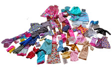 Mixed Lot Of Vintage And More Recent Barbie And Other Doll Clothes