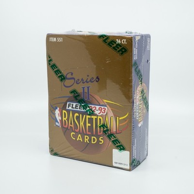 1992-93 Fleer Basketball Cards Series 2 Hobby Box