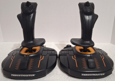 Thrustmaster T.16000M FCS Hotas Flight Stick Left & Right Set Of 2