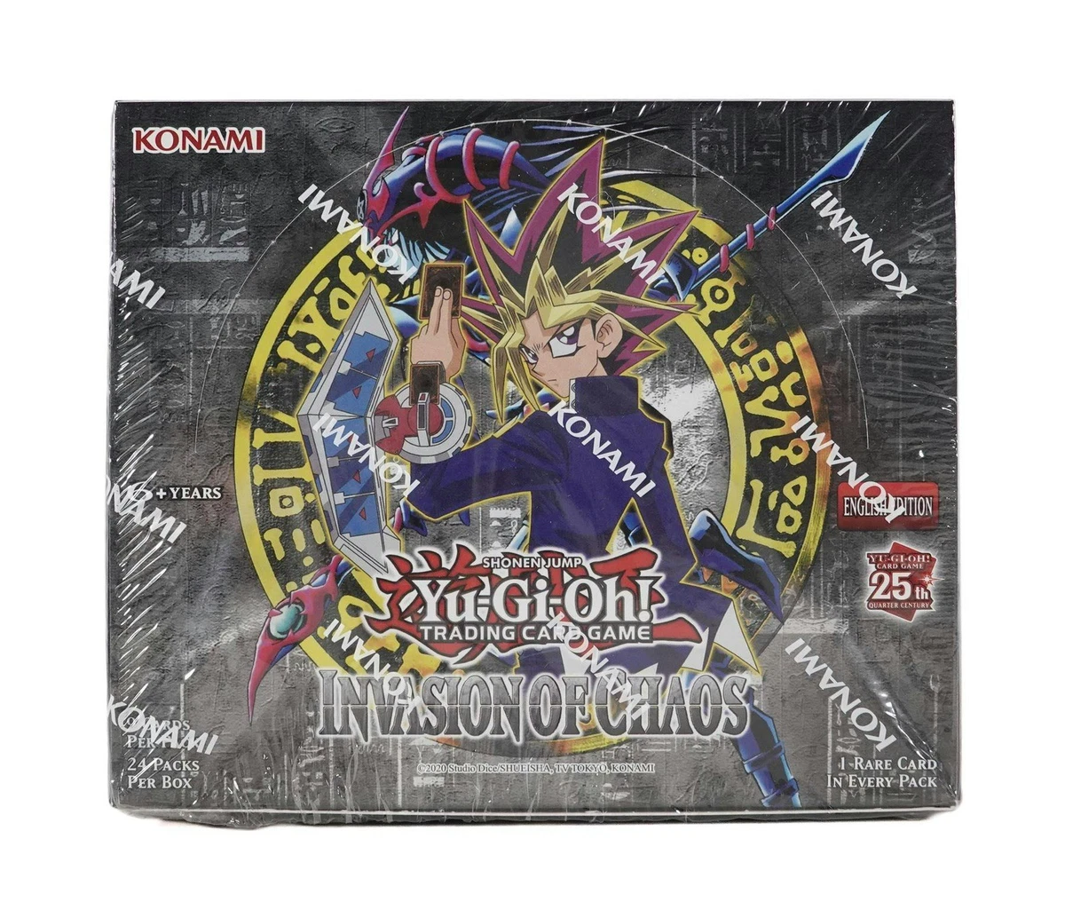 Yu-Gi-Oh! TCG Invasion of Chaos Sealed Collectible Card Game Boxes
