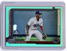 2025 Topps Pro Debut #PD-24 Jeral Perez Aqua Foil #/75