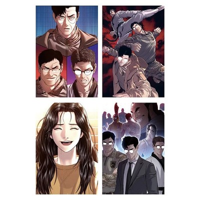 [MANAGER KIM] OFFICIAL GOODS MD POST CARD [4 Type] Naver Korea Webtoon SEALED