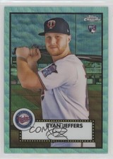 2021 Topps Chrome Platinum Anniversary Aqua Wave Refractor Ryan Jeffers #64 tj1