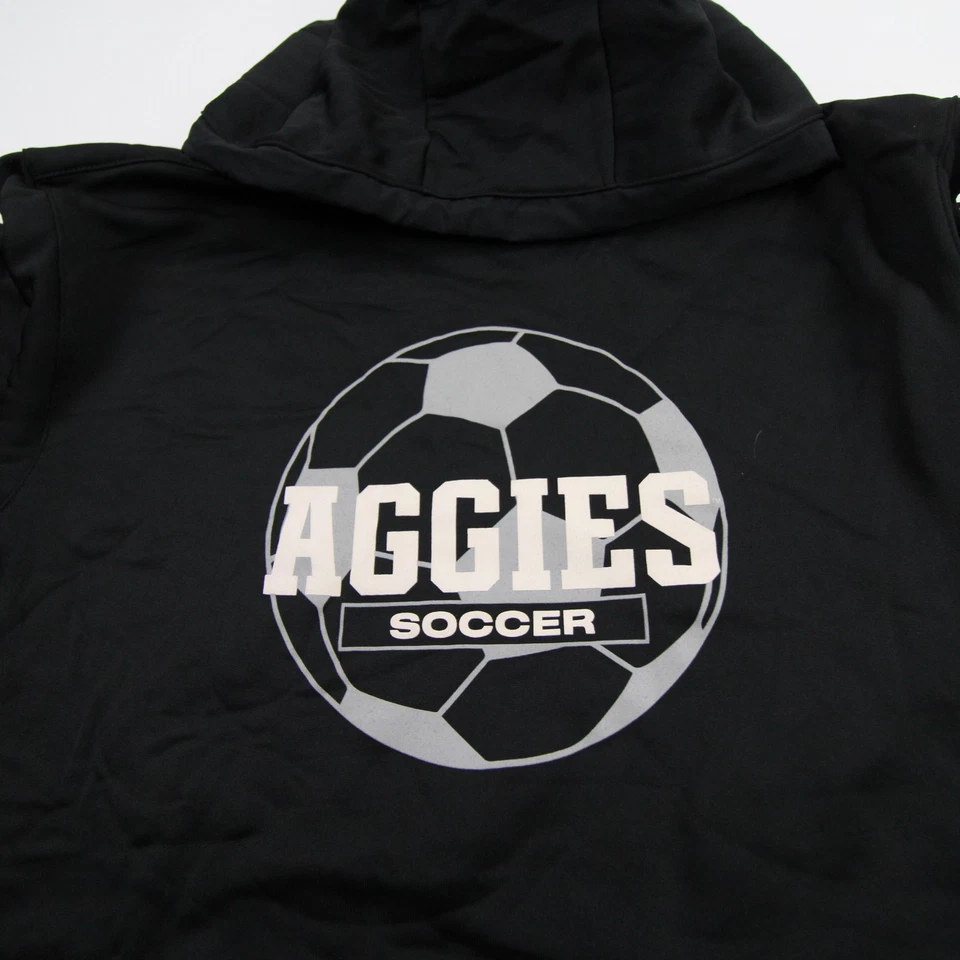 Sudadera para hombre Texas A&M Aggies Adidas negra nueva Foto 4 de 4