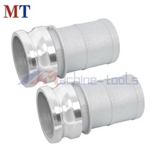 Quick Connect 3 Inch Aluminum Type E Camlock Fittings 2 Pcs Sealing