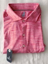 NWT MEDIUM Johnnie-O Featherweight Huronn Polo MSRP 98