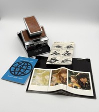 Vintage Polaroid SX-70 Land Camera Untested Nice Condition  Manuals