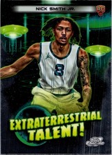 2023-24 Topps Chrome Cosmic #ET-25 Nick Smith Jr. Extraterrestrial Talent