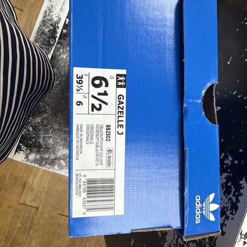 Adidas Originals Gazelle J Core Black White Shoes BB2502 Youth Sizes 6.5 - Picture 5 of 5