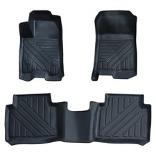 TPE Floor Mats Compatible with Chevy Colorado/GMC Canyon Crew Cab Pickup