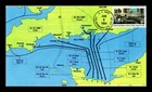 DR JIM STAMPS US COVER WWII ALLIES FREE ROME AND PARIS 50TH ANNIVERSARY FDC