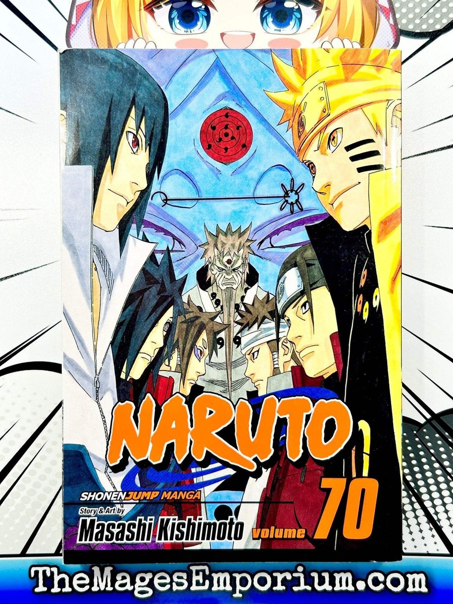 Naruto Vol 70 Used Manga English Language Graphic Novel Comic Book