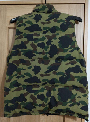 BAPE Green 1st Camo Down Vest XXL | Used, Excellent BAPE Green 1st Camo Down Vest XXL | Used, Excellent