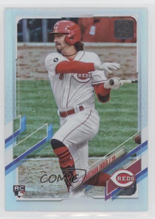 2021 Topps Update Rainbow Foil Jonathan India #US286 Rookie RC sl3