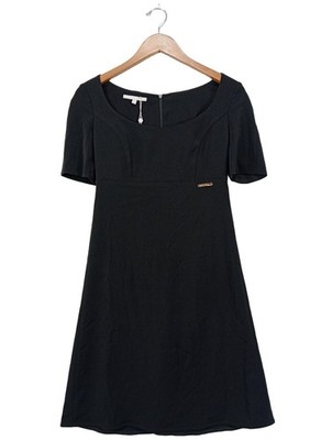 FERRé MILANO Kurzarmkleid Damen Kleid Gr. DE 40 schwarz Casual-Look