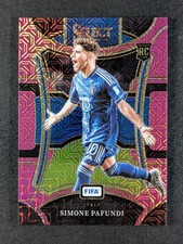 2023-24 Panini Select FIFA SIMONE PAFUNDI /199 RC Pink Mojo Prizm Italy #190