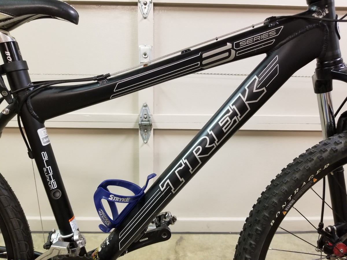 2008 Men Trek 6 Series 6000 black aluminum mountain bike, 26