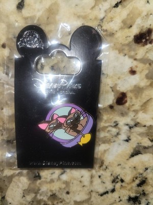 Disney Si Am Siamese Magical Mystery 5 Cat Collar Lady and the Tramp Trading Pin