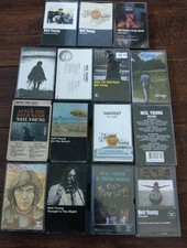 Neil Young Cassette Lot Rare Import Slipcase Tonight's The Night Harvest Rock