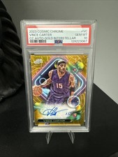 2023 Cosmic Chrome Vince Carter Auto-Gold Interstellar Psa 10 Gem Mint Pop 3 #VC