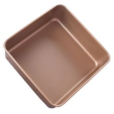 Classic Chocolate Steel Cake Mold Elevated Roaster Pan for Baking Use