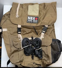 NBX NORTH BOUND EXP (G.A.R.B.) Garbage And Recycling Spare Tire Bag Coyote Brown