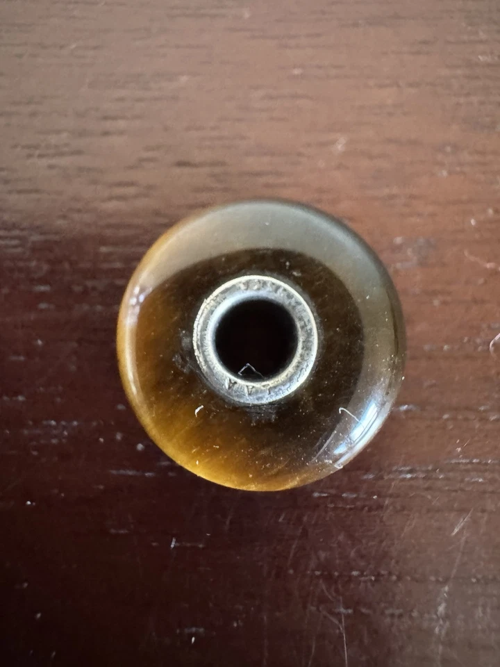 TROLLBEADS Cuentas de Cuarzo Ojo de Tigre LAA 925S Auténticas Piedras Preciosas Antiguas Llamativas Delgadas Foto 4 de 4