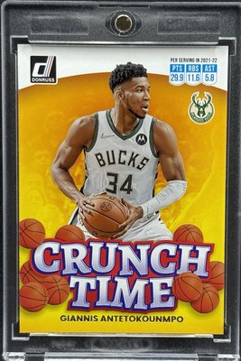 Giannis Antetokounmpo RARE CRUNCH TIME INVESTMENT CARD PANINI BUCKS MINT