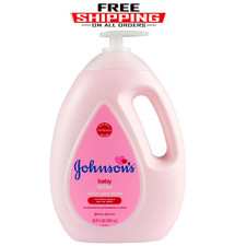 Johnson's Moisturizing Pink Baby Lotion with Coconut Oil, 33.8 fl. oz.