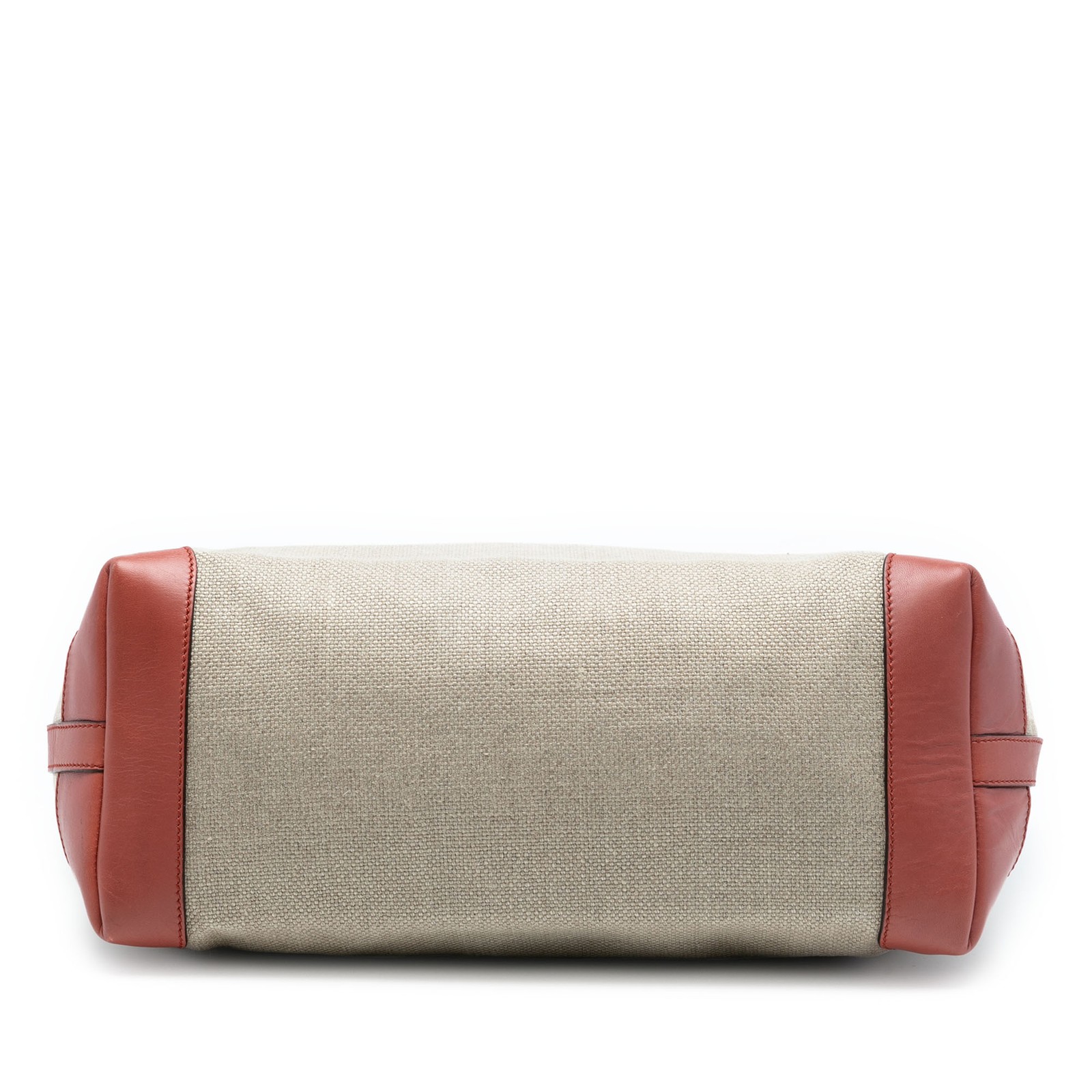 Authenticated Gucci Medium Canvas Craft Tote Beig… - image 3