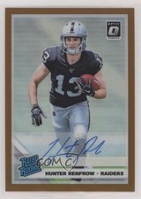 2019 Panini Donruss Optic Rated Rookie Bronze Prizm Hunter Renfrow Auto 0s0g