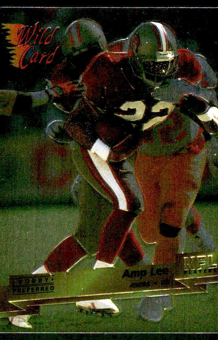 1993 Wild Card Superchrome #8 Amp Lee San Francisco 49ers football card