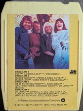 Abba Greatest Hits 8-Track Tape - 1973 Atlantic Records