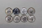 Washington Silver Quarters Lot of 8