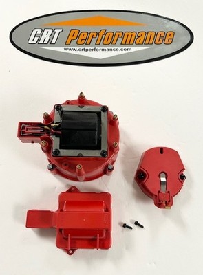 HEI Distributor Cap, Coil Cover & Rotor Kit and 65,000 Volt Coil GM-CHEVY 6 CYL
